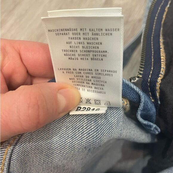 Miss Me Bib Jean Overalls Ankle Skinny Large L - Picture 8 of 13